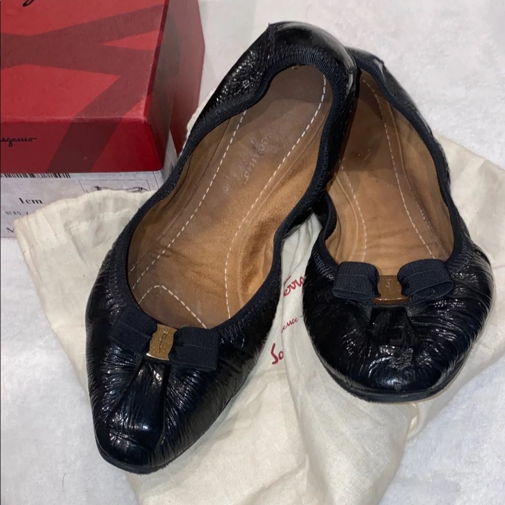 My joy leather ballet flat